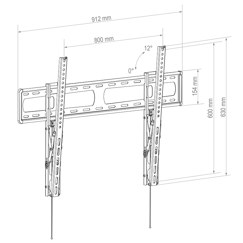 Hagor-BL-Tilt-800-Wandbeugel-voor-een-scherm-van-46-65-kantelbaar