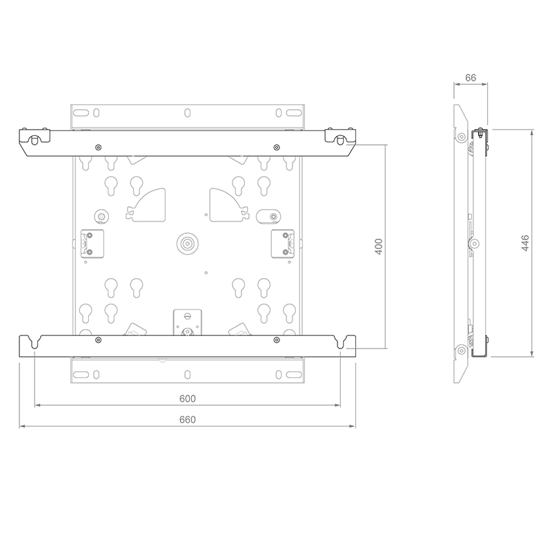 Hagor-WH-Turn-L-II-Universele-wandbevestiging-voor-schermen-van-55-75-inch-kantelbaar-en-draaibaar